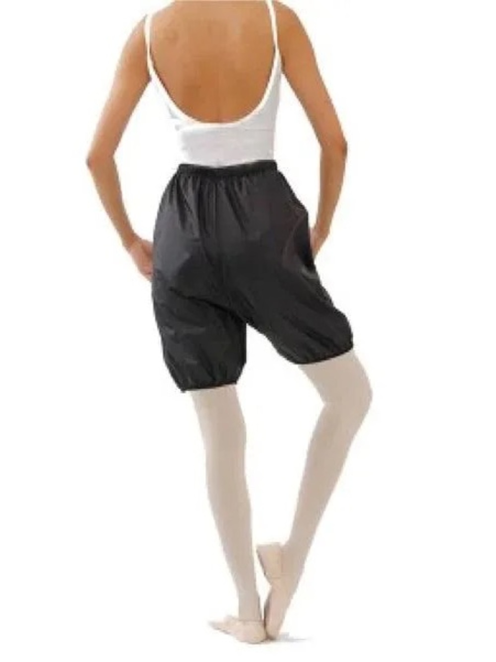 Capezio Black Ripstop Dance Shorts